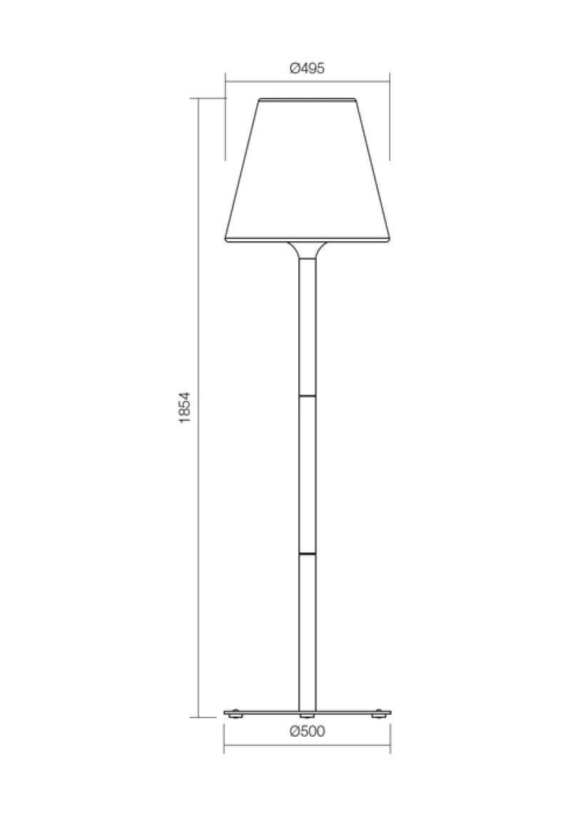 Pino 9979 – REDO градински лампион в антрацит, 1X42W, IP65