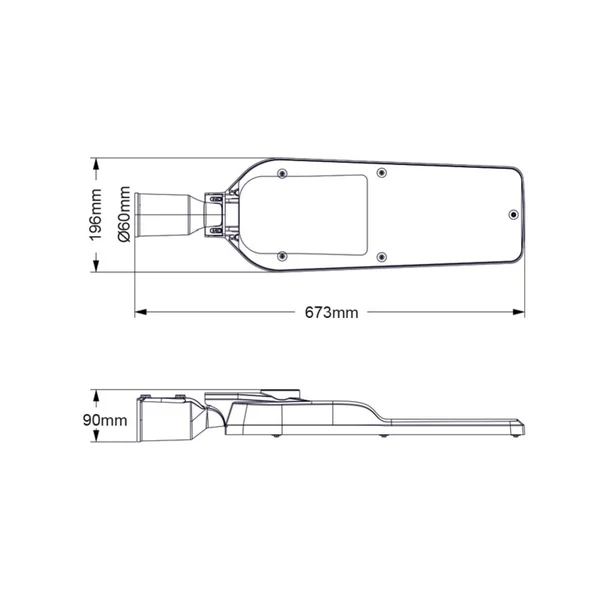 Street Lighting Alix ALIX12040 – ACA street luminaire, 120 W, 4000K, 230V AC, IP66