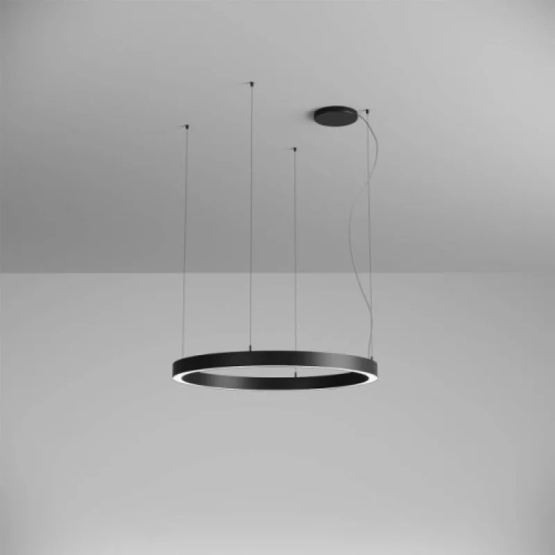 Pendant Lights Xambit Pendant AM02WWSBKD90057W3000K – Arelux LED pendant in black, 1X57W, 3000K, IP20