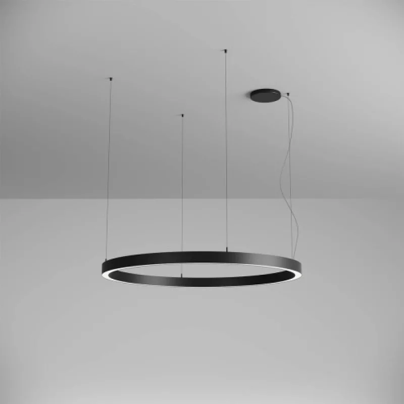 Pendant Lights Xambit Pendant AM03WWSBKD120075W3000K – Arelux LED pendant in black, 1X75W, 3000K, IP20