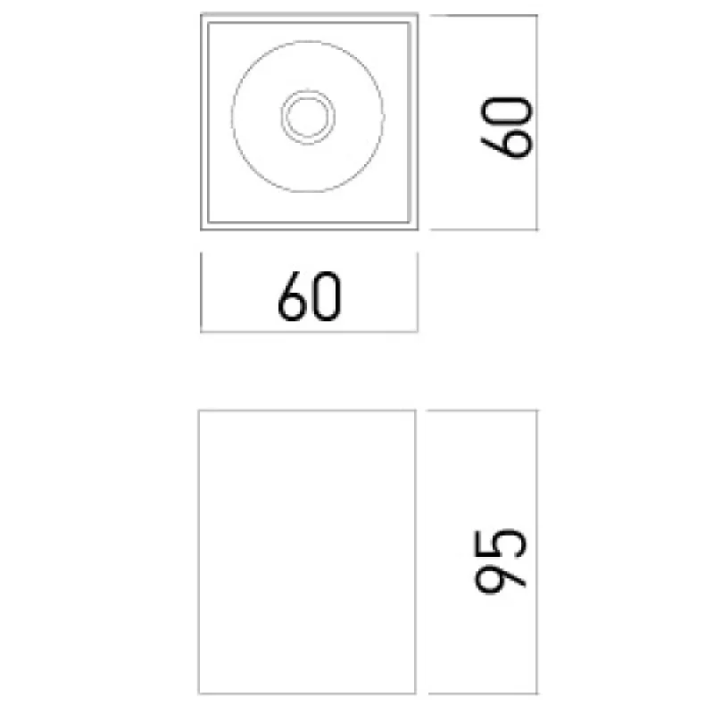 Xcard CD01SWH – Arelux луна за външен монтаж в бял, 1X50W, IP20