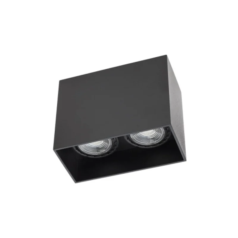 Луни за открит монтаж Xcard CD02SBK – Arelux луна за външен монтаж в черен, 2X50W, IP20