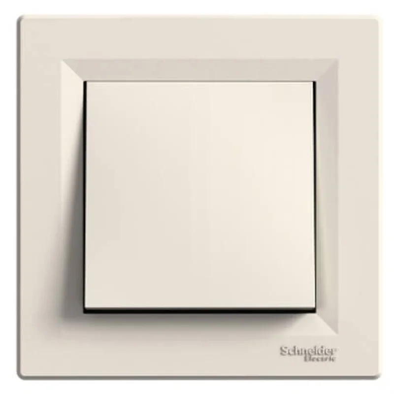 Schneider Electric Еднополюсен ключ 10А Крем - SCHNEIDER ELECTRIC Asfora EPH0100123
