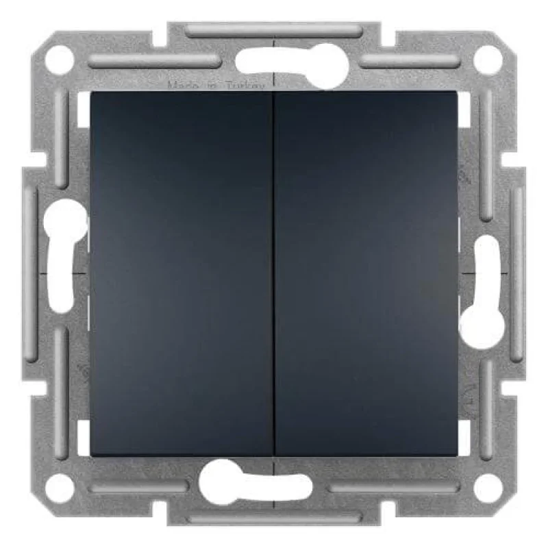 Сериен ключ 10А без рамка Антрацит - SCHNEIDER ELECTRIC Asfora EPH0300171