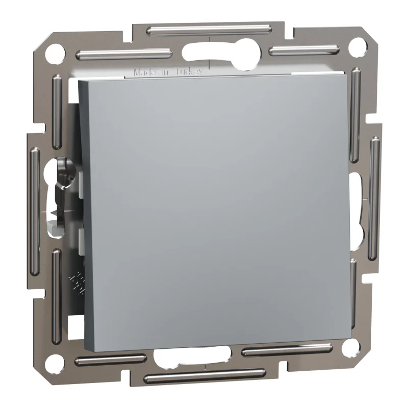 Schneider Electric Intermediate switch 10A without frame Steel - SCHNEIDER ELECTRIC Asfora EPH0500162