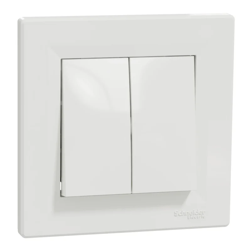 Schneider Electric Сериен девиаторен ключ 10А Бял - SCHNEIDER ELECTRIC Asfora EPH0600121