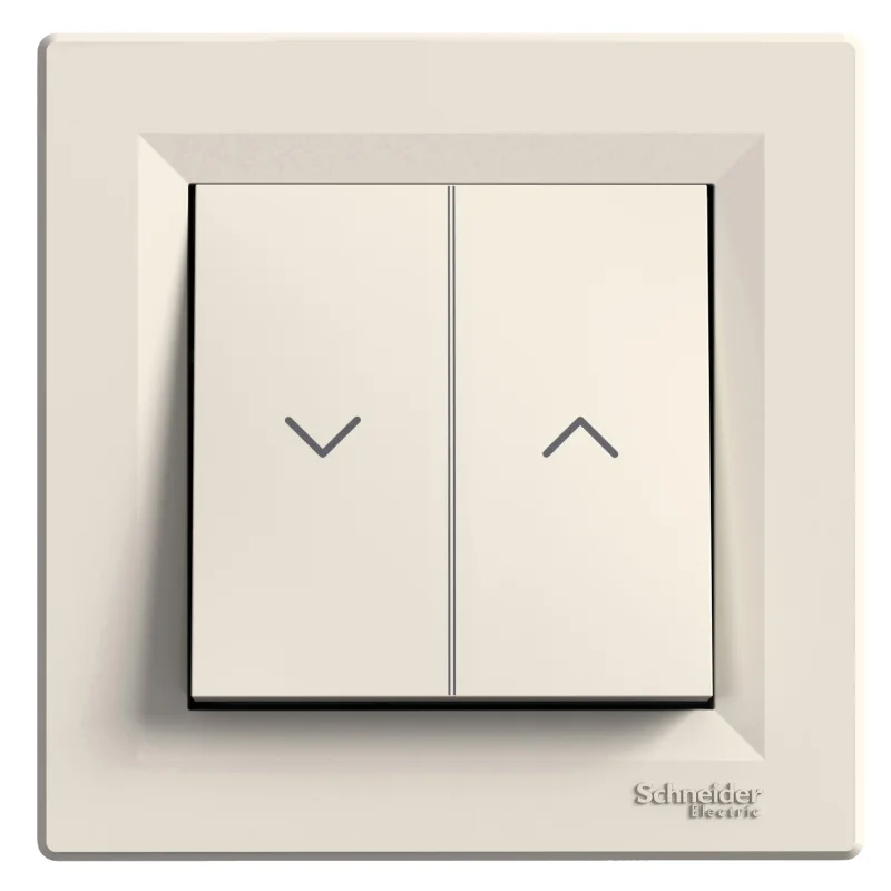 Schneider Electric Switch for shutters 10A Cream - SCHNEIDER ELECTRIC Asfora EPH1300523