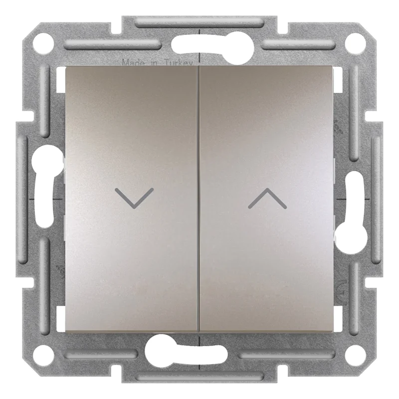 Switch for shutters 10A without frame Bronze - SCHNEIDER ELECTRIC Asfora EPH1300569