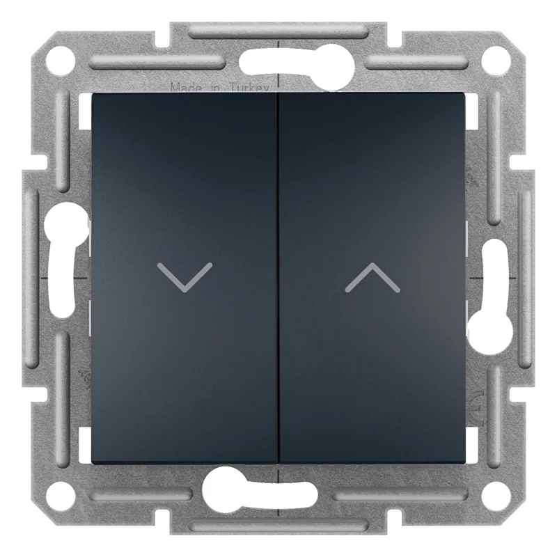 Switch for shutters 10A without frame Anthracite - SCHNEIDER ELECTRIC Asfora EPH1300571