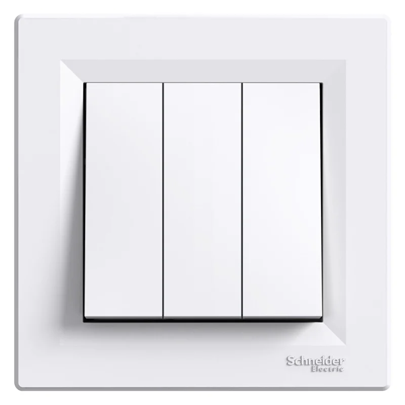 Schneider Electric Троен ключ 10А Бял - SCHNEIDER ELECTRIC Asfora EPH2100121