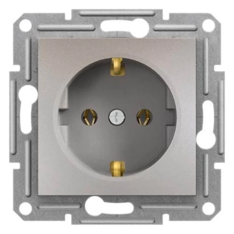 Schneider Electric Контакт Шуко 16A без рамка Бронз - SCHNEIDER ELECTRIC Asfora EPH2900169