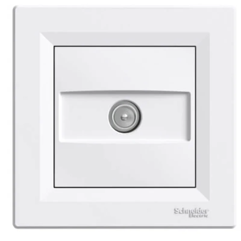 Schneider Electric Розетка TV крайна (1dB) Бяла - SCHNEIDER ELECTRIC Asfora EPH3200121