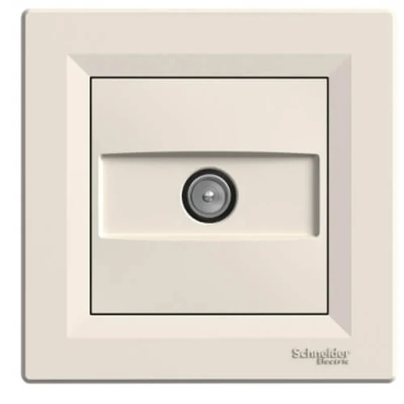 Schneider Electric TV outlet end (1dB) Cream - SCHNEIDER ELECTRIC Asfora EPH3200123