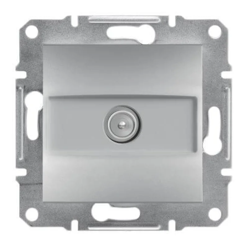 Schneider Electric Розетка TV крайна (1dB) без рамка Алуминий - SCHNEIDER ELECTRIC Asfora EPH3200161