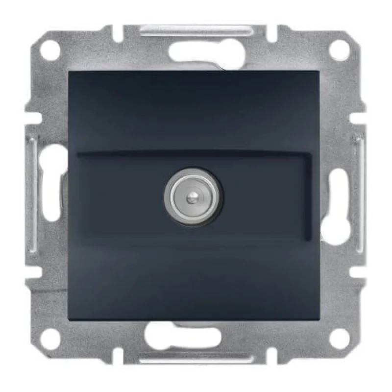 Schneider Electric TV outlet end (1dB) without frame Anthracite - SCHNEIDER ELECTRIC Asfora EPH3200171