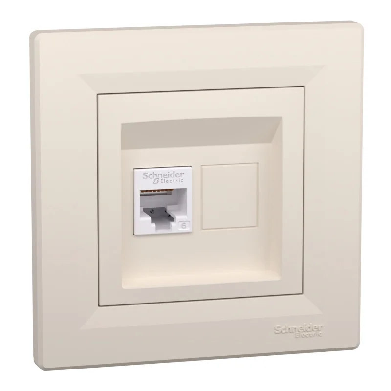Outlet RJ45 UTP Cat.6 Cream - Schneider Electric Asfora EPH4700123