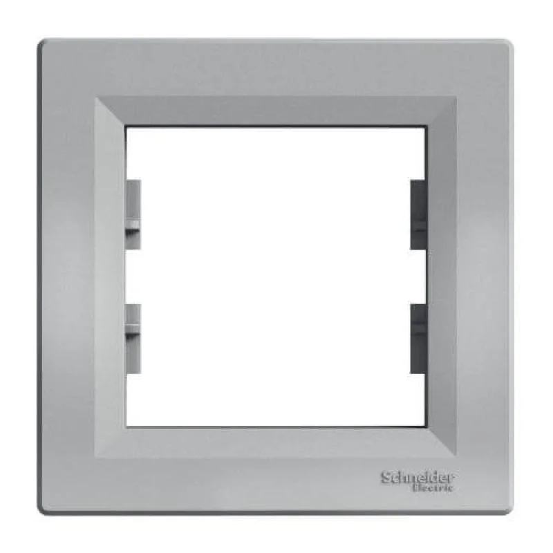 Рамка 1х Алуминий - SCHNEIDER ELECTRIC Asfora EPH5800161