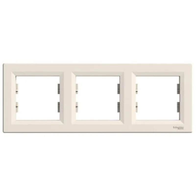 Рамка 3х Крем - SCHNEIDER ELECTRIC Asfora EPH5800323