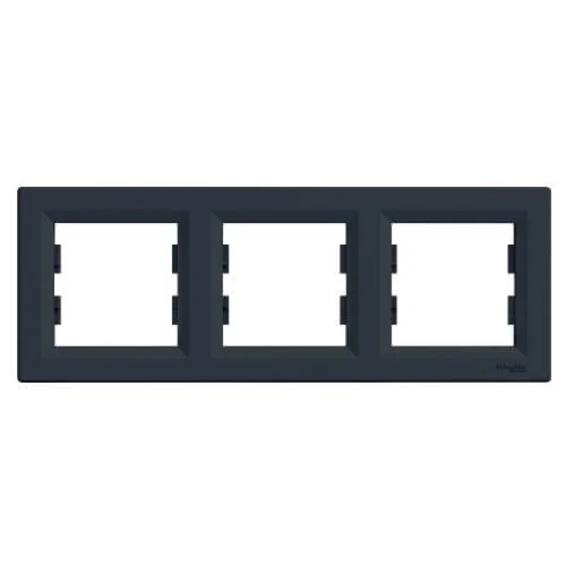 Schneider Electric Frame 3x Anthracite - SCHNEIDER ELECTRIC Asfora EPH5800371
