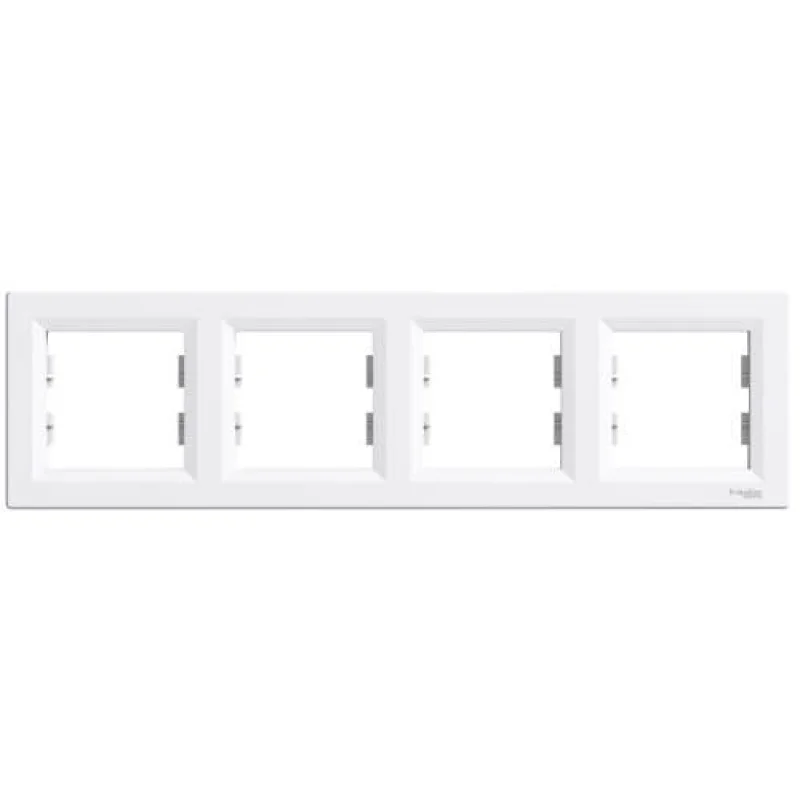 Рамка 4х Бяла - SCHNEIDER ELECTRIC Asfora EPH5800421