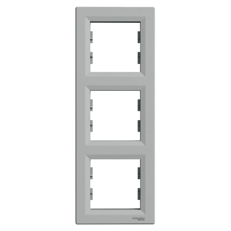Frame 3x Aluminium vertical - SCHNEIDER ELECTRIC Asfora EPH5810361