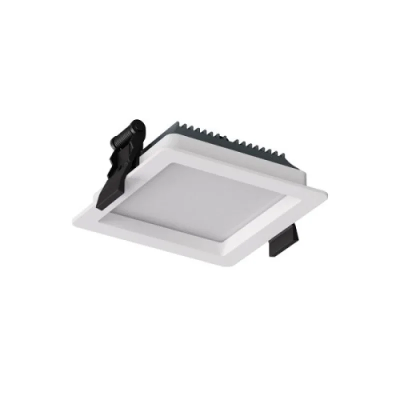 LED Panels Xevo Square EVS01CCTSWH – Arelux LED panel for recessed mounting in white matt, 1X8W, 3000K