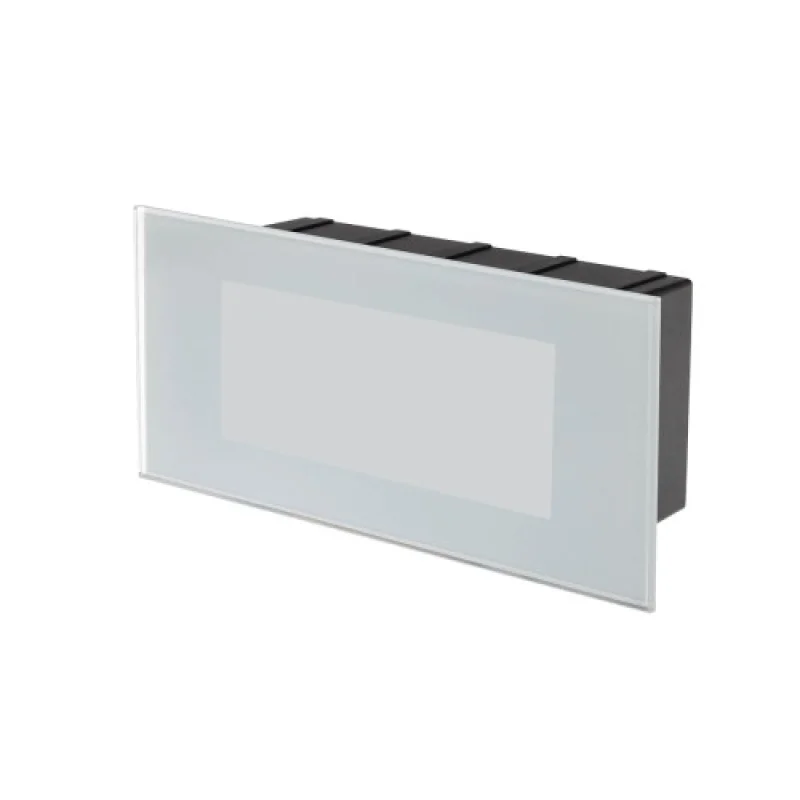 Facade Lighting Xfade FA03NW – Arelux LED facade downlight for recessed mounting in wall in matt, 5W, 4000K