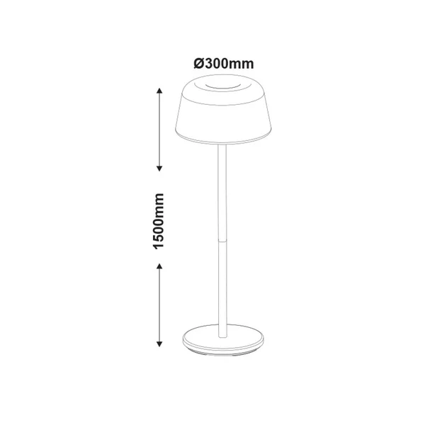 Соларни декоративни лампи FLOD3015RGBW – ACA соларна декоративна лампа, 1,2 W, 6V, IP65, бял