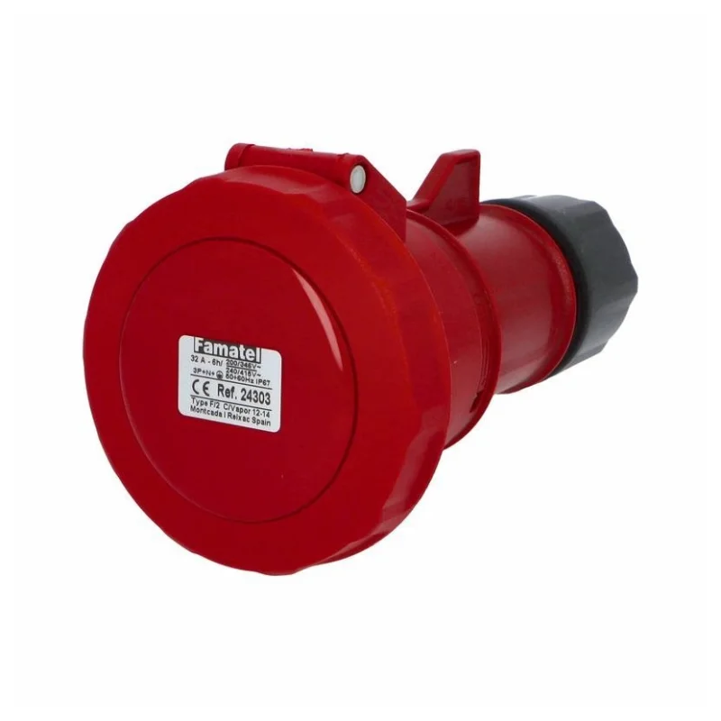 Famatel Socket adjustable 3P+N+E 32A 400V IP67 - Famatel SpeedPRO FR24303
