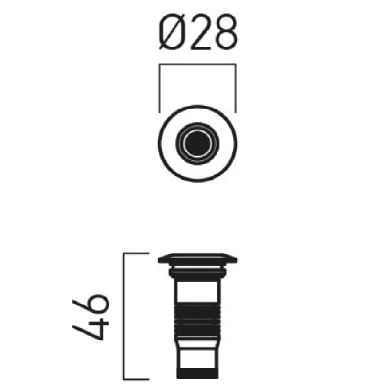 Xground Dc GD11NW45 – Arelux LED луна за вграждане в земя в неръждаема стомана, 1X1W, 4000K