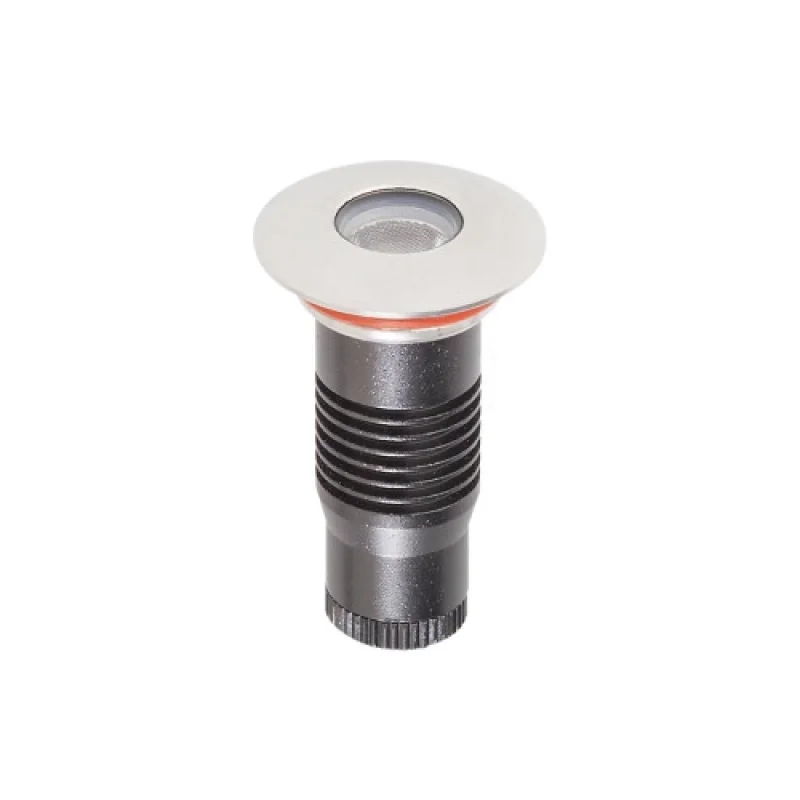 Наземна лампи Xground Dc GD11NW45 – Arelux LED луна за вграждане в земя в неръждаема стомана, 1X1W, 4000K