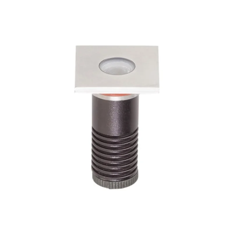 Наземна лампи Xground Dc GD12NW45 – Arelux LED луна за вграждане в земя в неръждаема стомана, 1X1W, 4000K