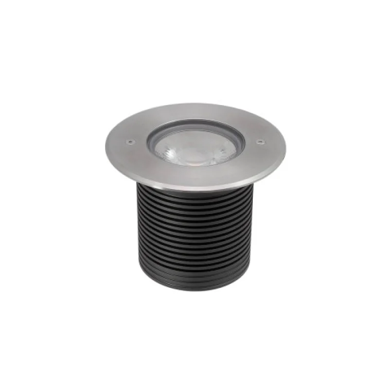 In-Ground Lights Xground Ac GD19NW36 – Arelux LED downlight for recessed mounting in ground in stainless steel, 1X25W, 4000K