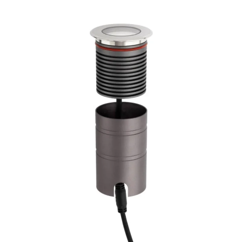 In-Ground Lights Xground Ac GD21NW3 – Arelux LED downlight for recessed mounting in ground in stainless steel, 1X10W, 4000K