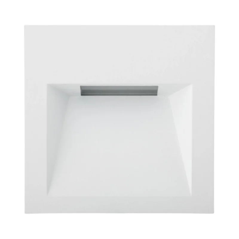 Xghost GS01WWIP20MWH – Arelux LED луна за вграждане в стена в бял, 1X2W, 3000K, IP20