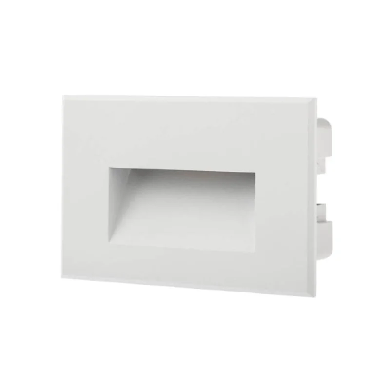 Фасадно осветление Xghost Mwh GS03NWIP65MWH – Arelux LED фасадна луна за вграждане в стена в матово бял, 3W, 4000K