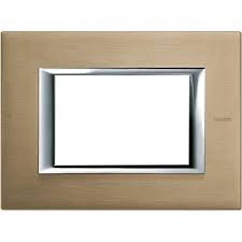 bticino Рамка 3М Rectangular Brushed titanium (NX) - bticino Axolute HA4803NX