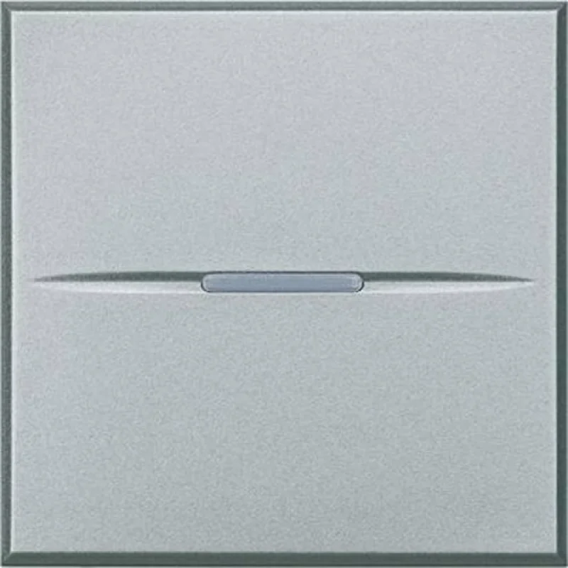 One-way switch axial 2M Aluminium - bticino Axolute HC4001M2N