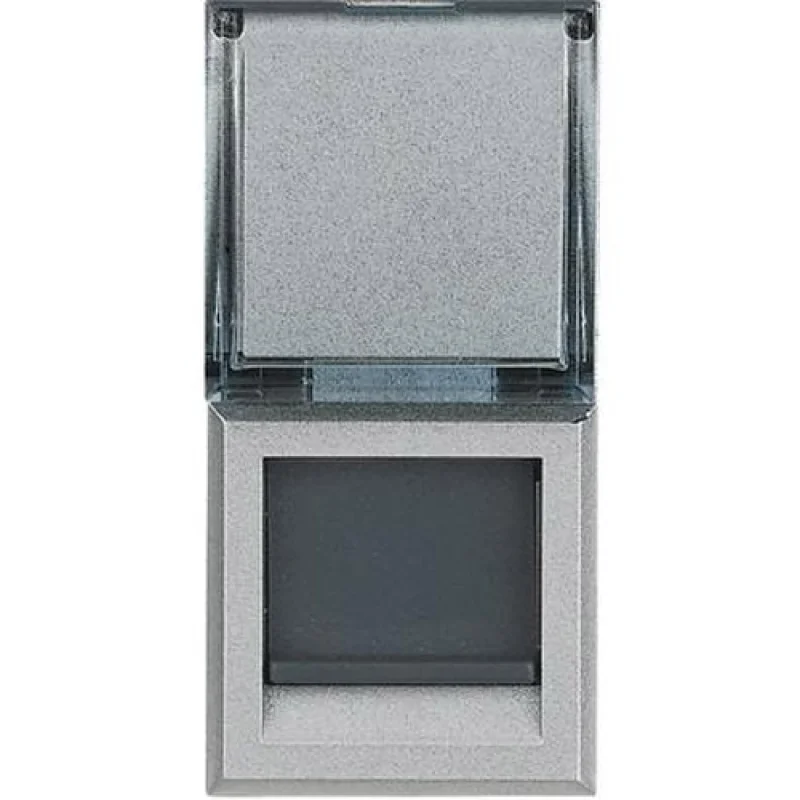 bticino Розетка 1xRJ45 Cat. 6 UTP 1М Алуминий - bticino Axolute HC4279C6