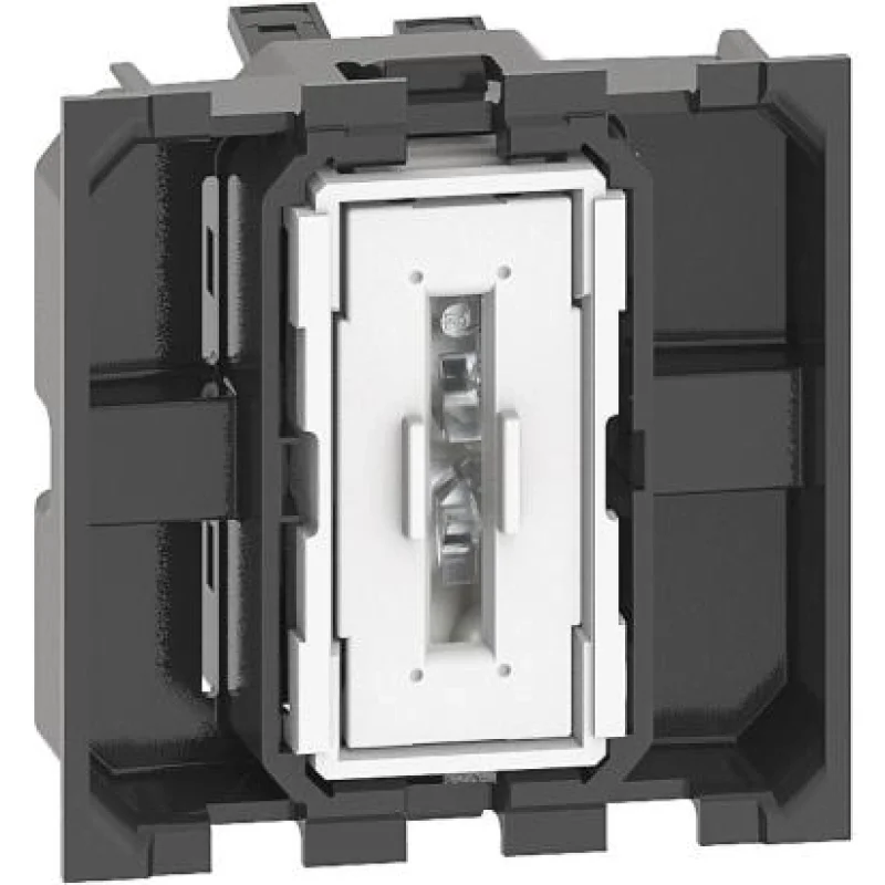 bticino One-way switch 2M 10A with automatic terminals - bticino Living Now K4001M2A