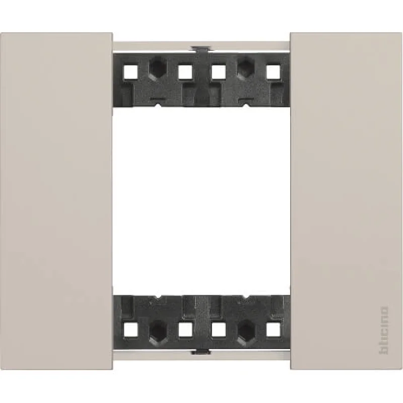 bticino Frame 2M Cream Italian standard - bticino Living Now KA4802KM