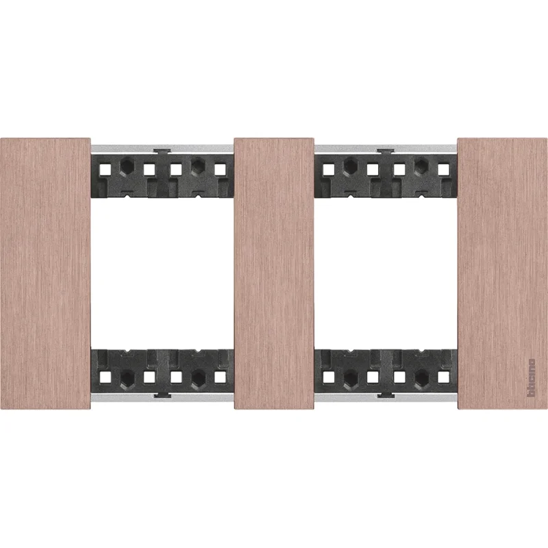 bticino Frame 2x2M Copper German standard - bticino Living Now KA4802M2ZM