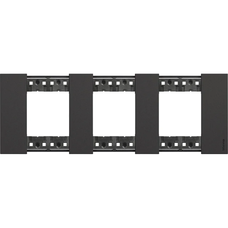 bticino Frame 2x2x2M Black German standard - bticino Living Now KA4802M3KG