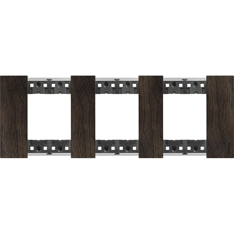 Рамка 2x2x2M Орех немски стандарт - bticino Living Now KA4802M3LG
