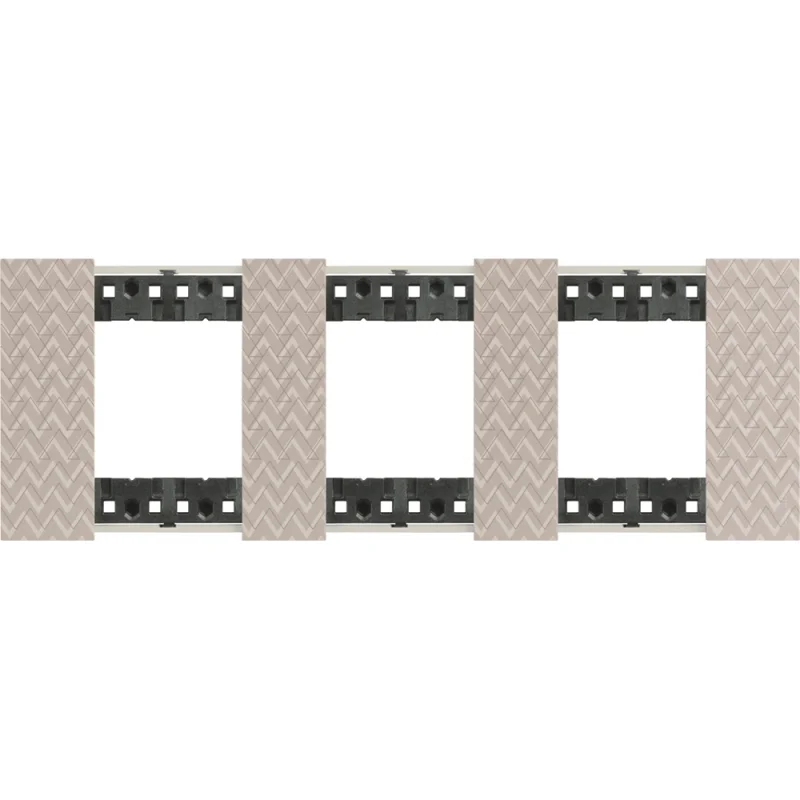bticino Рамка 2x2x2M Илюзия немски стандарт - bticino Living Now KA4802M3MM