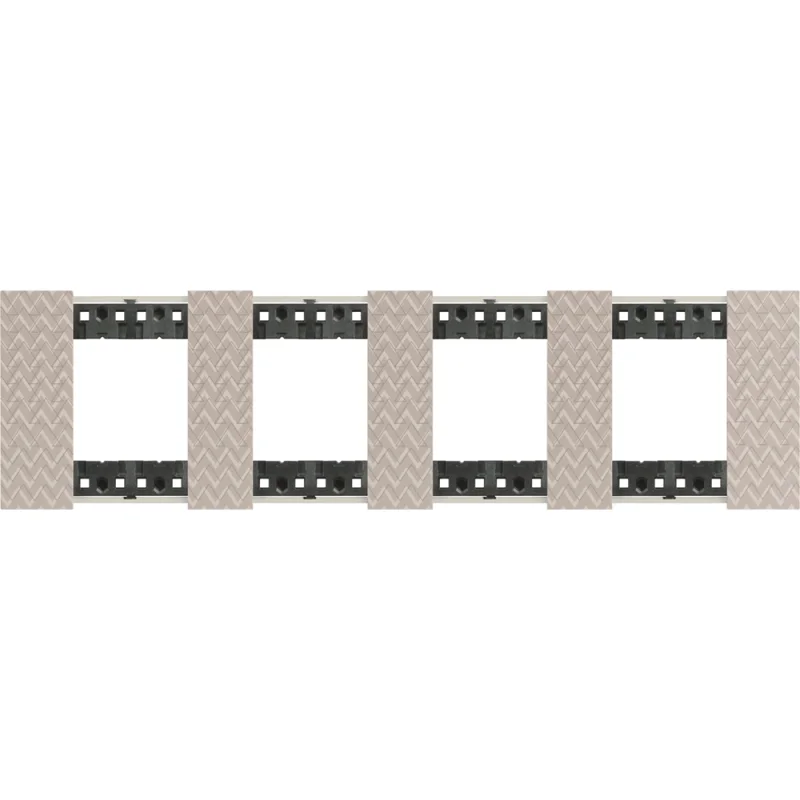 bticino Frame 2x2x2x2M Illusion German standard - bticino Living Now KA4802M4MM