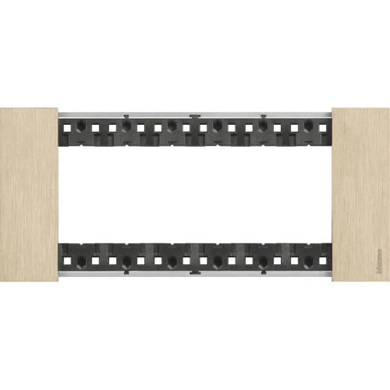 Frame 6M Gold Italian standard - bticino Living Now KA4806ZW