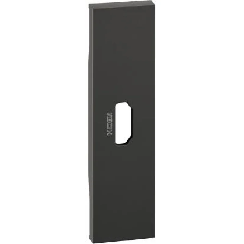 bticino Face plate for Outlet HDMI 1M Black - bticino Living Now KG14
