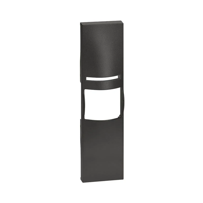 Face plate for switch with infrared sensor 1M Black - bticino Living Now KG16
