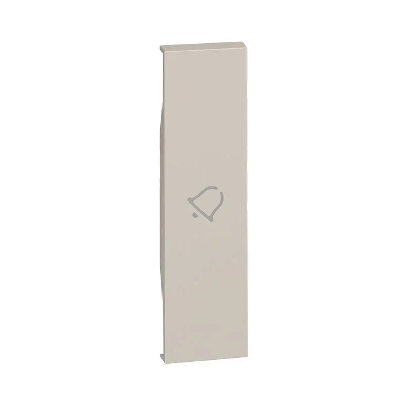bticino Face plate with symbol bell push 1M Cream - bticino Living Now KM01D